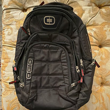 OGIO Renegade RSS II Padded 17in Laptop Backpack Black/Red Polyester picture