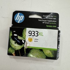 HP 933XL High Yield Yellow Ink Cartridge New Exp 10/2026 picture