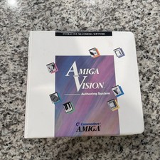 Amiga Vision Authoring System Manual And Disks 1990 Commodore Interactive picture