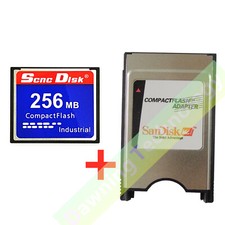 256MB CNC CF Compact Flash card+CF-PCMCIA Adapter  For CNC ATA PC Adapter FANUC picture