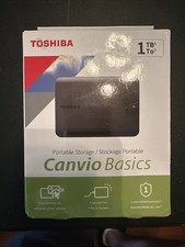 Toshiba Canvio Basics Portable Storage 1TB  External HDD Hard Drive NIB picture