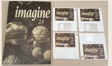 Imagine 2.0 1991 Impulse 3D Rendering for Amiga-Guide/disks/VHS/Back ups  picture