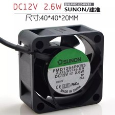 SUNON PMD1204PKB3 4020 DC12V 2.6W 4CM 3-Wire Silent Cooling Fan picture