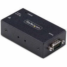 StarTech 1-Port Serial to Ethernet Adapter, RJ45 LAN to DB9 Serial Converter picture
