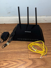 NETGEAR Nighthawk R6900v2 AC1900 Dual Band WiFi Router + Power Cable Bundle picture