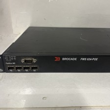 Brocade Foundry FastIron FWS624-POE 24 Port Fast Ethernet POE picture