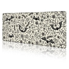 Bat Mouse Pad Large Gaming Desk Mat 31.5x11.8 Inch Gothic Decor Keyboard PC picture