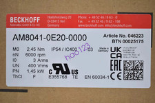 1PCS AM8041-0E20-0000 BECKHOFF New Sealed Servo Motor DHL/FedEx picture