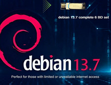 Debian 13.7 Linux Operating System USB, English, Standard License, 1 Device picture