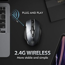 Inphic F1 2.4G Wireless Rechargeable Mouse – Ergonomic, Silent, and Ultra-Precis picture