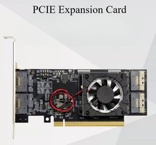 External PLX8749 Expansion Card With 4*SFF-8654 SlimSAS 8I Interfaces 8*NVMe U.2 picture