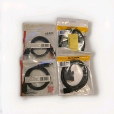 4x Lindy & Delock Cable Set - 2x DisplayPort 1m + 2x DVI-HDMI 2m - Original Packaging NEW picture
