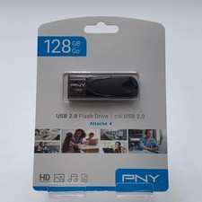 PNY Attache 4 128GB USB 2.0 Flash Drive - New In Box picture