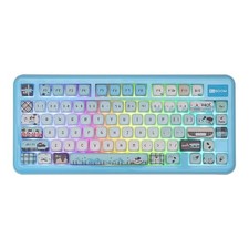 KiiBoom Phantom81 Lite 75% Gasket Mechanical Keyboard, VIA Programmable Blue picture