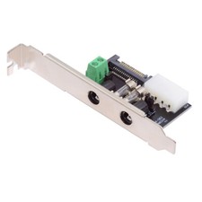 Cablecy DC 1-to-4 DC 12V 5V Output Power System Control Card with PCI-E Bracket picture