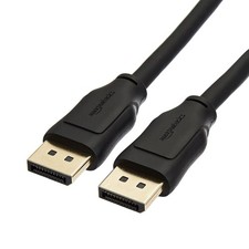 Amazon Basics DisplayPort 1.4 Cable 8K 60Hz 4K 120Hz HBR3 32.4Gbps Braided picture