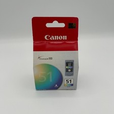 Canon CL-51 Color FINE Ink Cartridge ChromaLife 100 PIXMA Genuine Sealed picture
