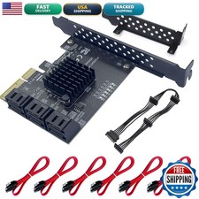 PCIe SATA Card 6-Port SATA III 6Gbps ASM1166 PCIe x4 Controller picture