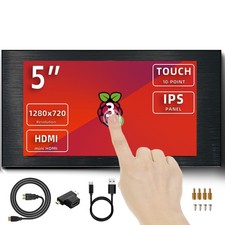 VIEWMEI 5 inch Touch Screen Monitor 1280x720 IPS HDMI for Raspberry Pi PC Laptop picture