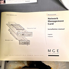 MGE UPS Systems SNMP/Web Transverse MiniSlot Card 2-Port 10/100 66074 picture