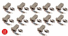 12x Pack DB9 Female to RJ45 Modular Extender Converter 8P8C Adapter Connector picture