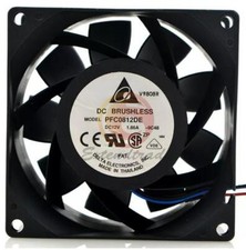 One for Delta 80*80*38MM PFC0812DE Strong wind cooling fan DC12V 3.30A 4pin picture