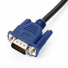 Super SVGA/VGA Monitor Male to Male Extension Cable, 6ft - (Blue) picture