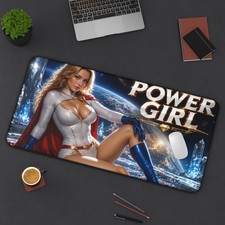 Power Girl Desk Mat, XXL Gaming Mouse Pad, Keyboard Mat, Desk Decor picture