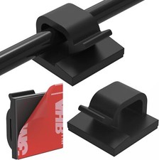 Cable Clips 40Pcs with Strong Adhesive Tapes,Wire Holder Organizer Cord Manageme picture