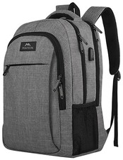 Matein Classic Travel Laptop Backpack - Gray picture