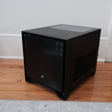 Corsair Obsidian Series 250D Mini Computer Case Black Brushed Aluminum Steel picture