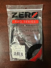 Zero Pro Series 10-Pack Category Cable 7FT Black Booted CAT6 Mini picture
