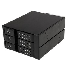 Startech HSB3SATSASBA 3 Bay Hot Swap Mobile Rack 3.5in SATA/SAS picture