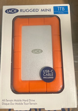 LaCie 1TB Rugged Mini USB 3.0 Mobile External Hard Drive, Orange picture