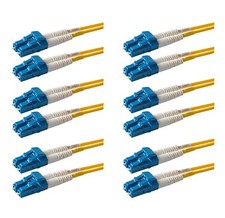 6-Pack 5 Meter Singlemode Duplex LC to LC Fiber Patch Cable picture