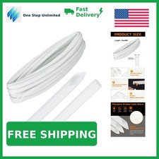 MECCANIXITY Braided Cable Sleeve 49ft-6.5mm White picture