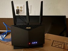 ASUS RT‑AX86U AX5700 Dual‑Band WiFi 6 Router, Tested & Working. picture