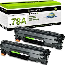 GREENCYCLE 2PK Compatible CE278A Toner with HP 78A LaserJet P1606dn M1536dnf picture