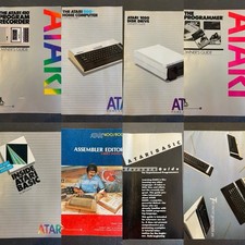 Vintage Atari Computer Manual Owners Guide Lot Of 8 Items 1980’s Nice Condition picture