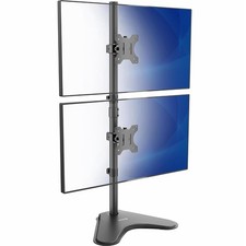 VIVO Dual Monitor Desk Stand Free-Standing LCD Mount, Holds in Stacked Vertical picture