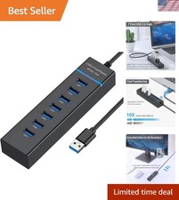 VIENON 7-Port USB Data Hub Splitter High Speed 7-Port USB 3.0 HUB Expansion picture