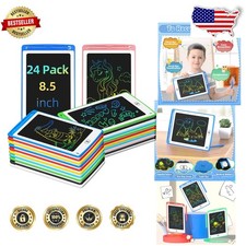 Kids LCD Drawing Tablet 24 Pack, 8.5 Inch Colorful Doodle Board, Fun Learning... picture