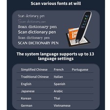 Smart Voice Translator Pen White Digital Reader Pen Quick Access To Entries For picture