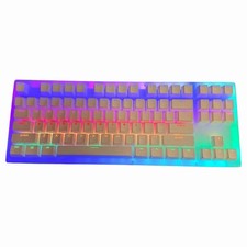 Womier K87-RD 87-Key TKL RGB Mechanical Keyboard Red Switches Wired Open Box picture