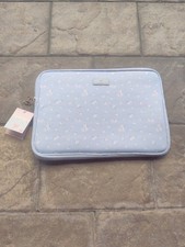 Love Shake Fancy Yoobi Light Blue Floral Tablet Sleeve - Padded Zip Case picture