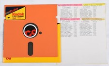 Vtg Kodak Computer Floppy Disk-Collectible, Untested, As-Is (Atari AMS Music 90) picture