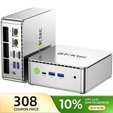GMKtec G11 NAS Mini PC AMD Ryzen Embedded R2514 Up to 3.7GHz 16GB RAM 256GB SSD picture