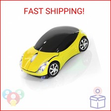ASHATA 2.4G Wireless Mouse Car Mouse with USB Receiver, Cute 1600DPI Optical Com picture