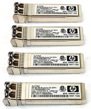 4x HP AJ716A 8G SW B-Series FC SFP+ Transceiver 468507-001 FTLF8528P2BNV-H2 picture