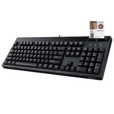 Adesso EasyTouch 130SB Desktop Mechanical Keyboard with Smart Card Reader picture